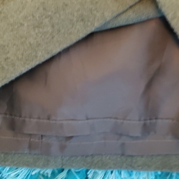 nwt women's talbots green wool skirt $99 sz 6 - Picture 3 of 5